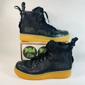 Nike Women’s Air Force 1 Mid, ‘Black Gum’ Sz 7W